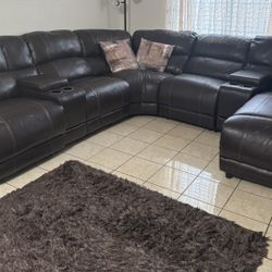 Brown sectional - need gone ASAP. 