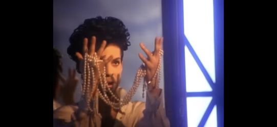 Prince Exclusive Memorabilia!!!!!  Diamonds And Pearls Actual Video 1992Necklace From The Vicks 