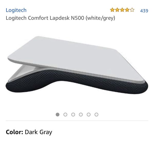 Logitech Comfort Lapdesk N500 White Grey For Sale In Los Angeles