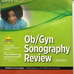 Davies Ob/Gyn Sonography Review Book