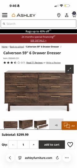 New  tv stand/dresser Ashley