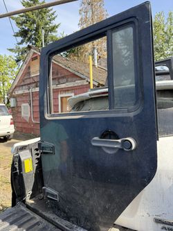 2007-2018 Jeep Wrangler Jk Driver Rear Door