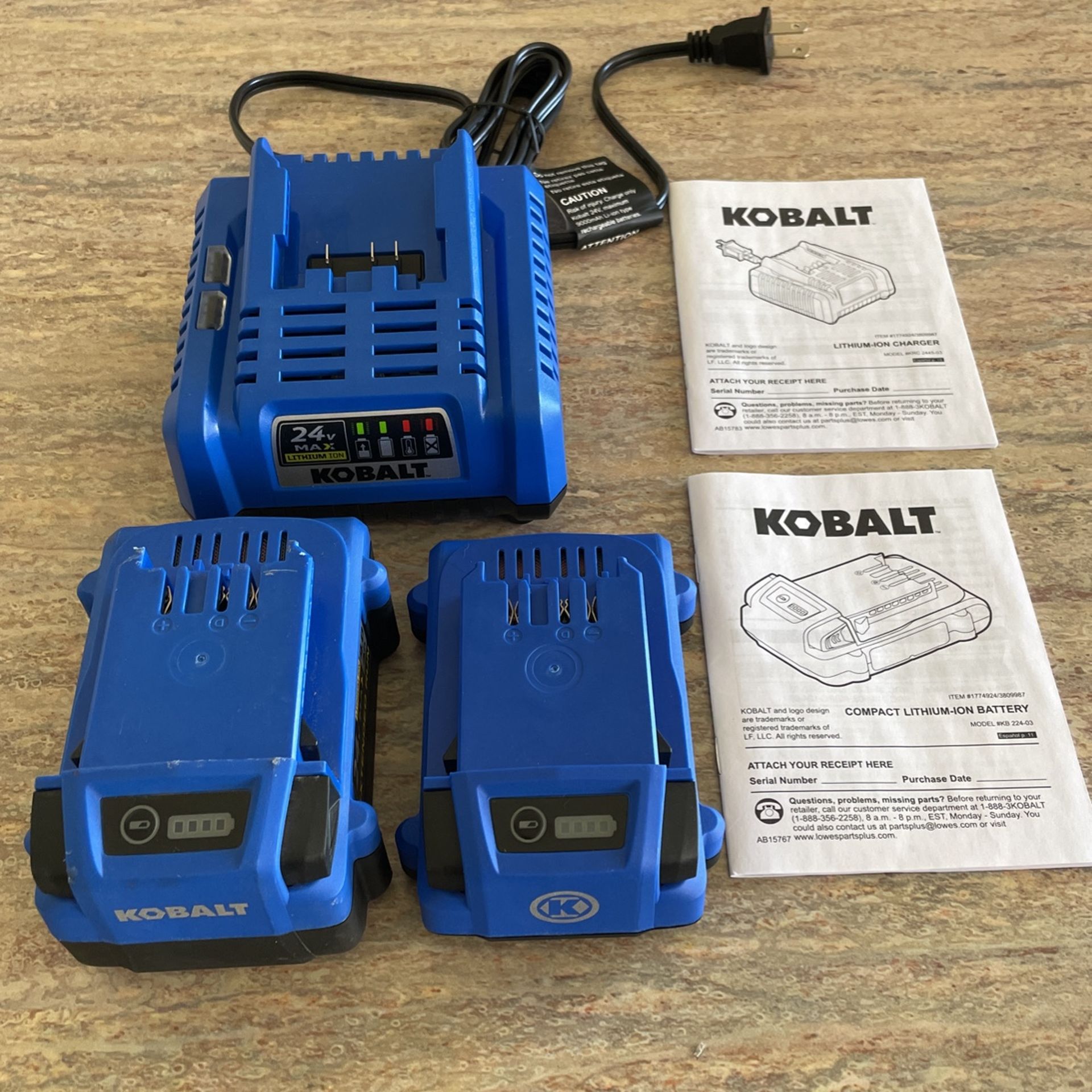 Kobalt 24v Batteries And Charger for Sale in Mesa, AZ OfferUp