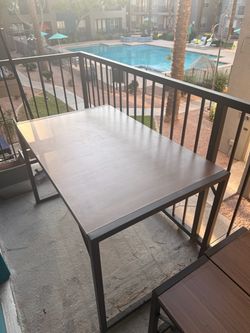 Farm Style Table With Benches