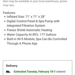 Saluspa Inflatable Hottub