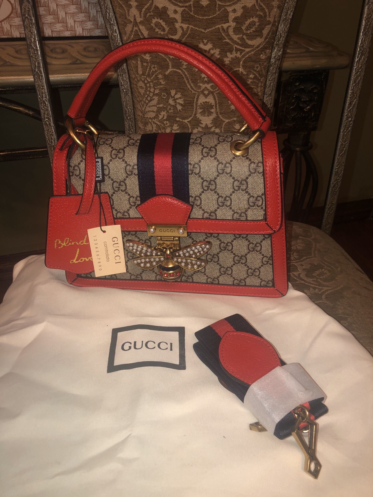 Gucc/I Queen Theresa Handbag