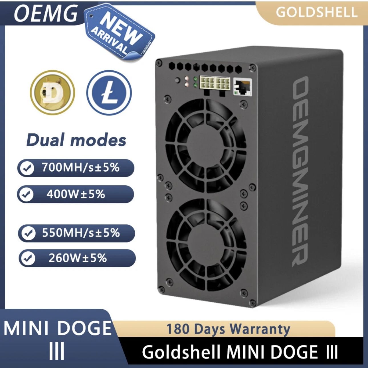 Dogecoin miner 3 like new