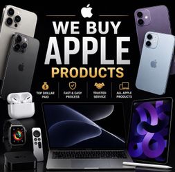 We buy apple products!