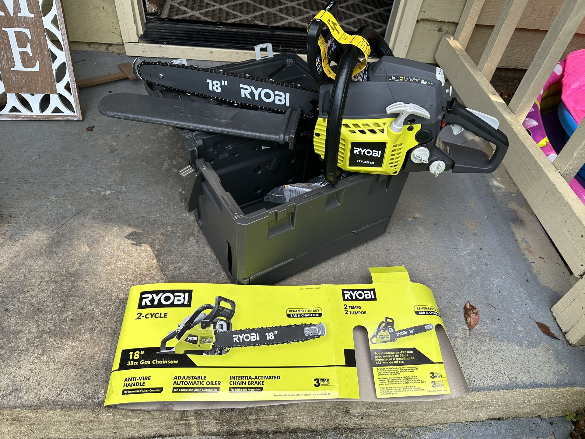 18”in RYOBI Chainsaws