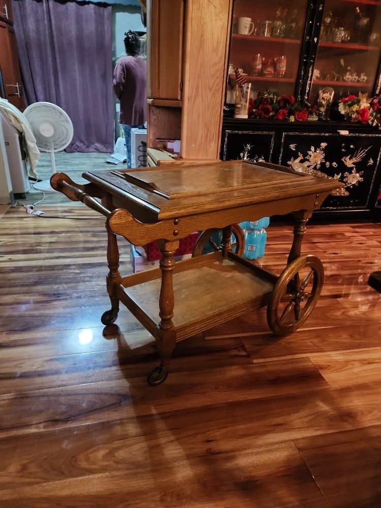 Antique Rolling Cart