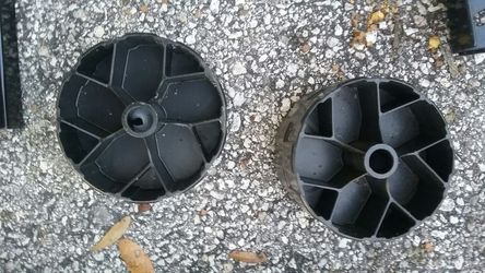 Wheels for basketball hoop setup