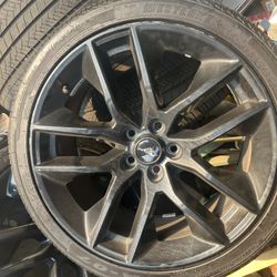 20” Mustang Rims And Tires 