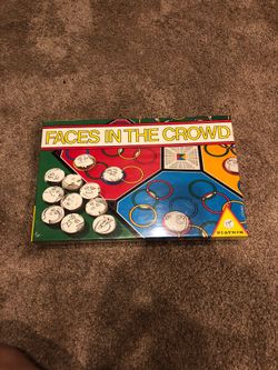 Vintage faces in the crowd board game