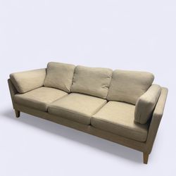 World Market Noelle Oatmeal Woven Sofa