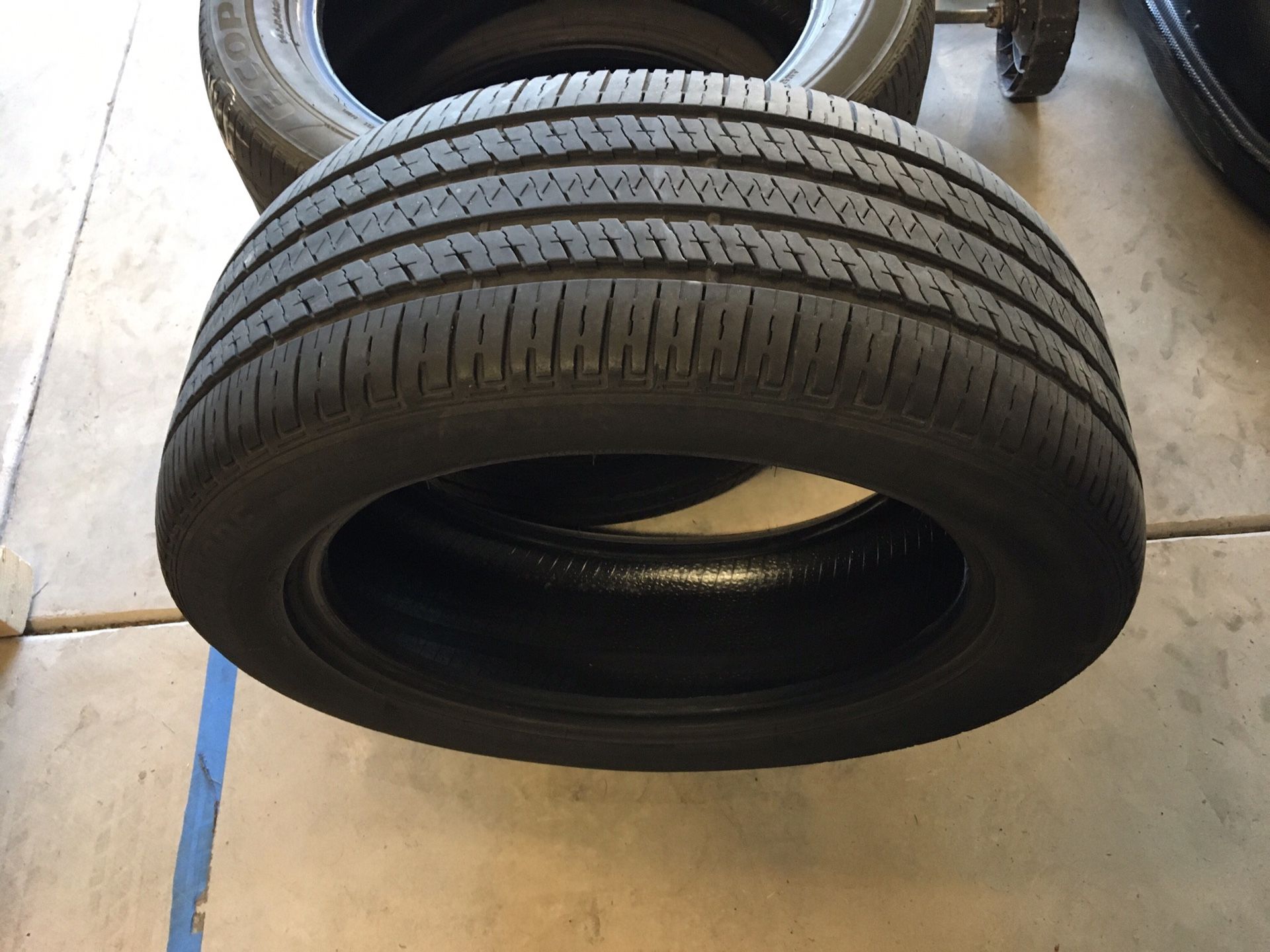 4x 20” Bridgestone Tires (used) Jeep Grand Cherokee 265/50R20 for Sale