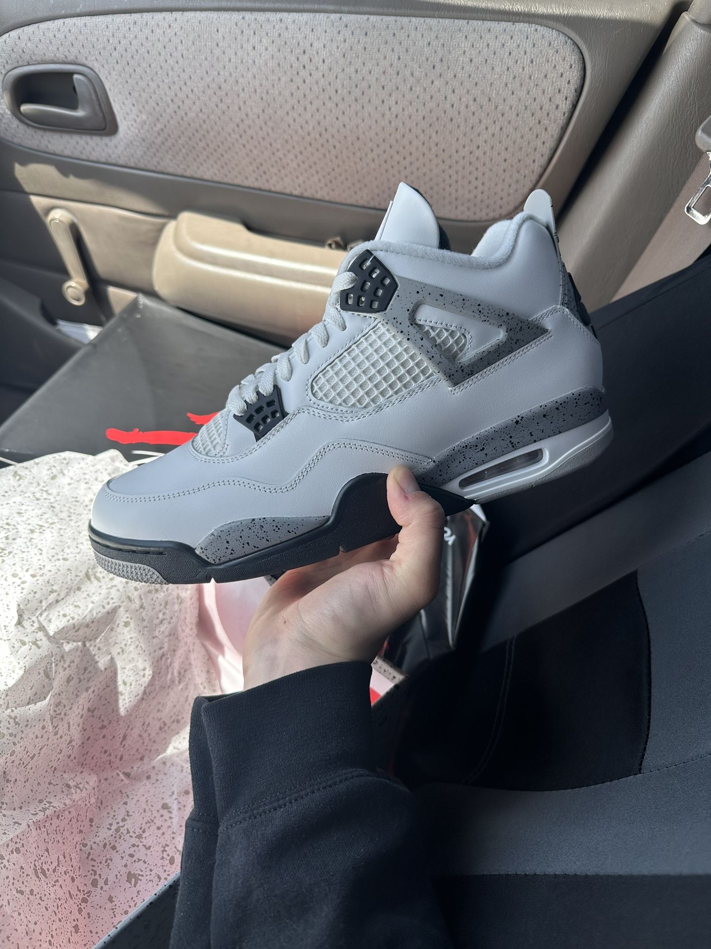Jordan 4 White Cement (2025) New size 12 New