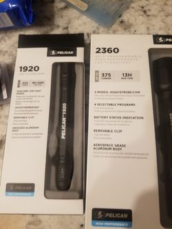 Pelican flashlight