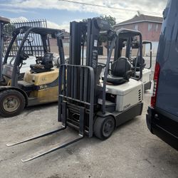 2015 Crown Cascade Sideshifter SC5225-35 Solid Tired Forklift
