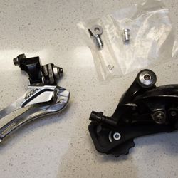 Shimano Sora front and rear derailleur set FD-3500 and RD-3500 

