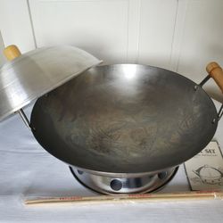 Wok Set for Gas and Electric Stoves