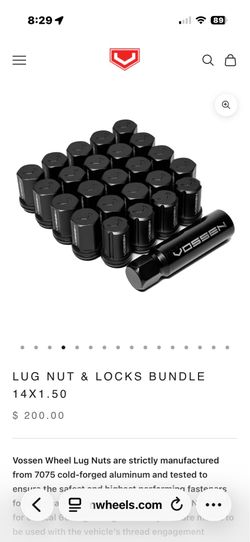 Vossen Lug Nuts and Locks