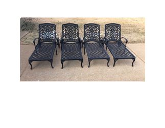 Hanamint Tuscany set of 4 Chaise Lounge Chairs - Outdoor Patio Pool Furniture