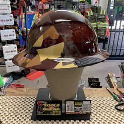 LIFT Carbon Fiber Brown Camo Safety Hard Hat