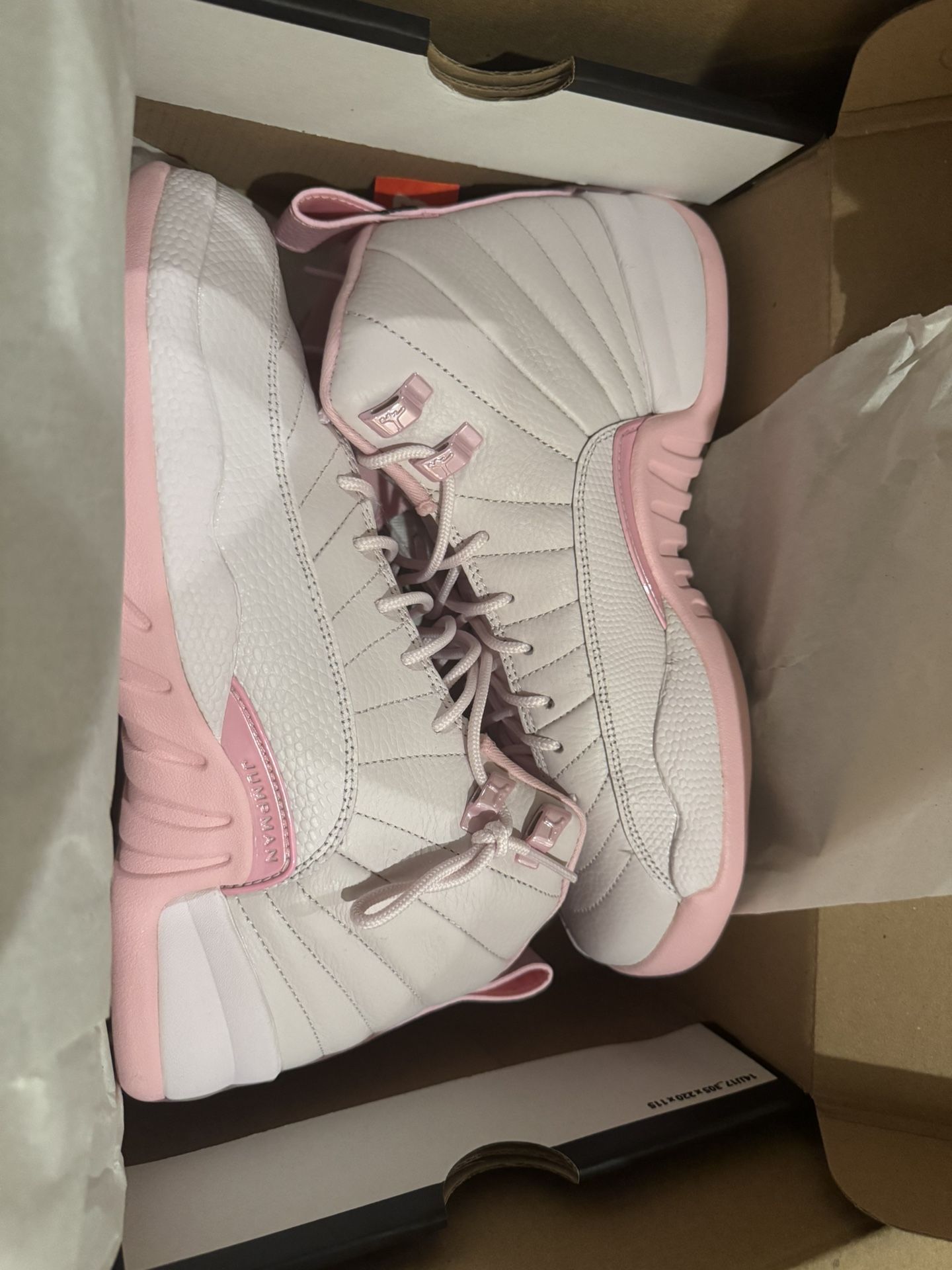 Jordan 12 Retro Pearl Pink — 7Y (Brand New)