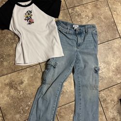 Girls outfit Large 10/12