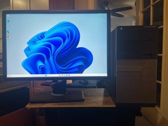 Dell i5 WiFi PC & 24” Monitor