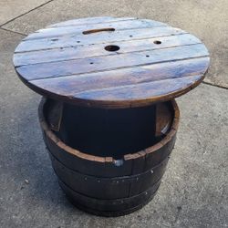 Bourbon Barrel Lift Top Coffee Table with Storage