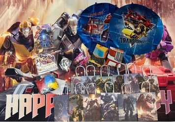 Awesome Transformers party supplies