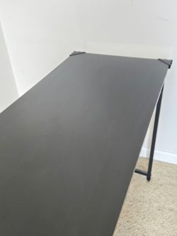 Black Metal Frame Writing Desk