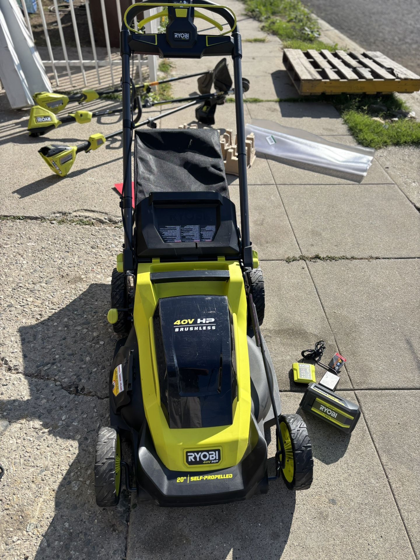 Podadora Rioby Batería Y Cargador 