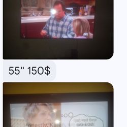 55 Inch TV With The Bracket 