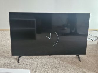 Flat Screen TV with Cracked Screen