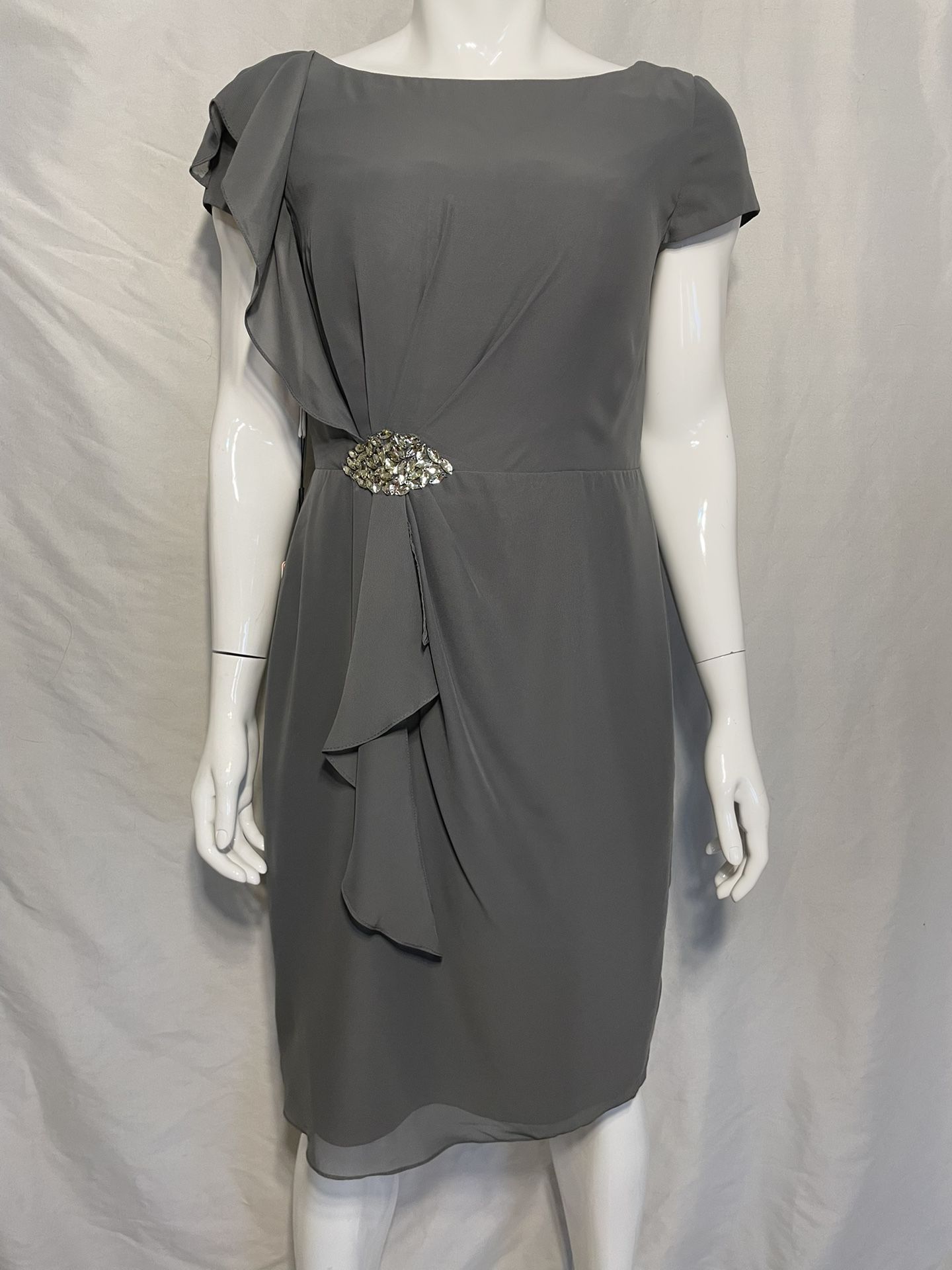 JJ’s House Gray Dress Women’s Size 10