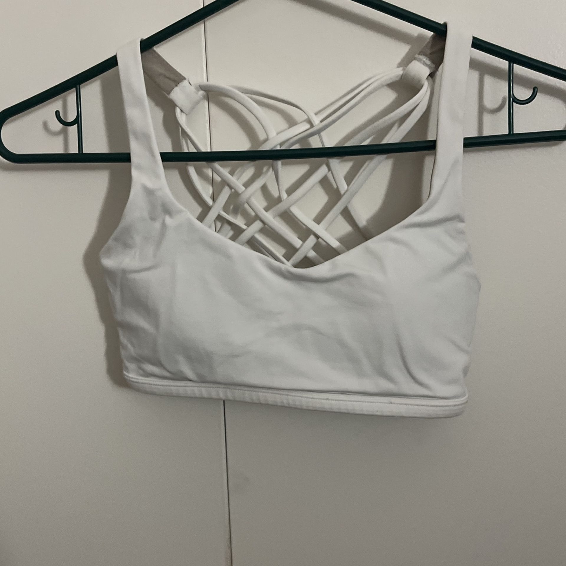 Lululemon White Free To Be Bra