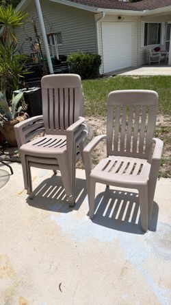 Patio chairs