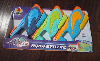 New Tidal Storm Kids' Aqua Blitz Water Blaster 3 pk