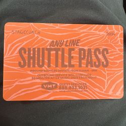 Stagecoach Shuttle Pass