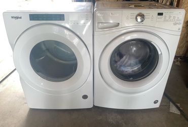 Whirlpool Frontload Stackable Washer And Electric Dryer Set (Free Delivery Installation Warranty)