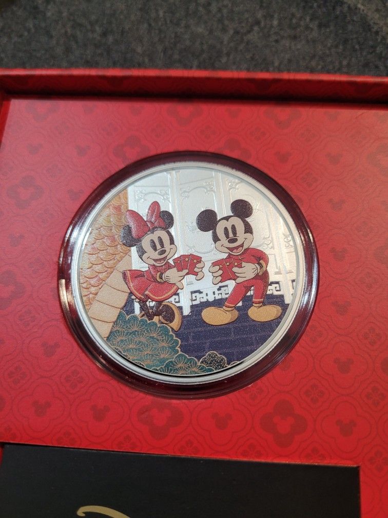 2020 Year of the Mouse Longevity Limited Edition of 3000 pieces...1 oz Silver.