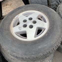 Older Chevy Gm Wheel Tire