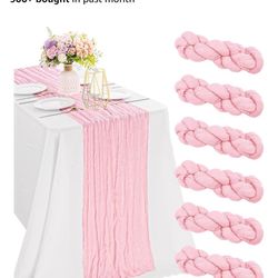 Pink Table Runners 