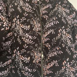 Cinq a Sept Floral Puffer Bomber 