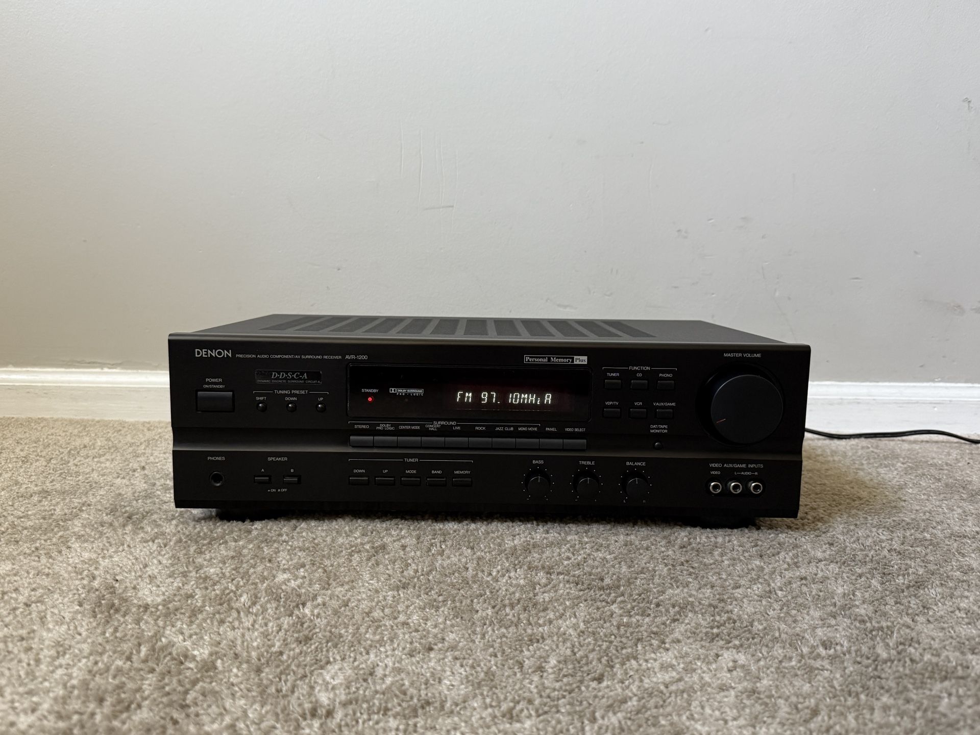 Denon AVR-1200 5.1 Home Theater Surround Stereo Receiver