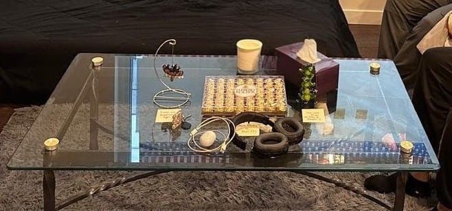 Modern glass Top Table