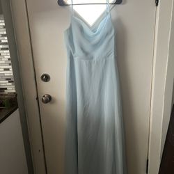 Azazie Baby Blue Dress