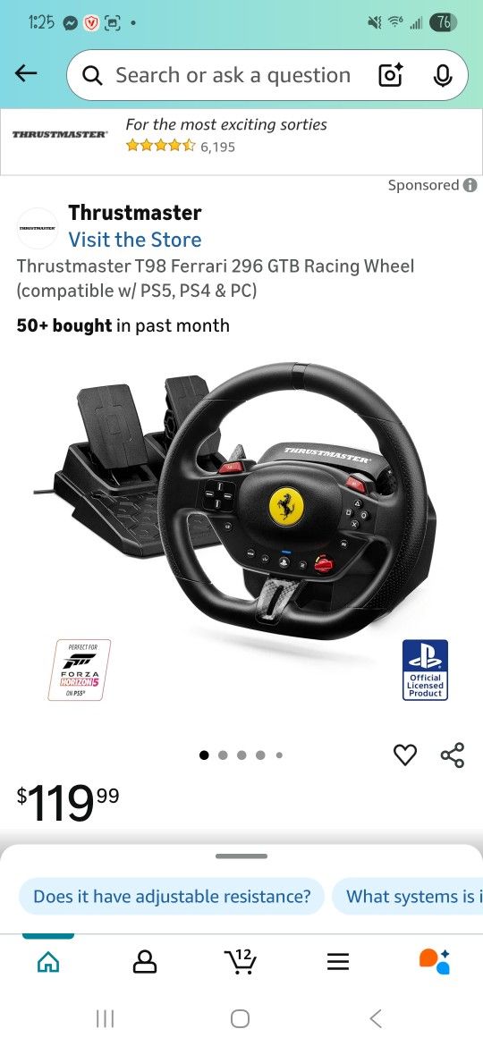 Ferrari Racing Wheel